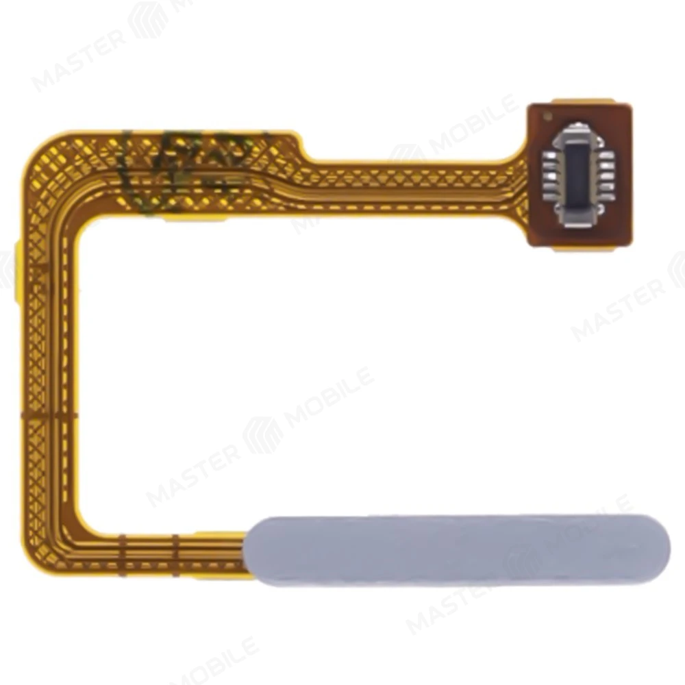 Шлейф для Xiaomi Poco F5 (23049PCD8G) / Redmi Note 12 Turbo (23049RAD8C) с комп. + сканер отпечатка пальца (кнопка включения) (белый)  фото №1