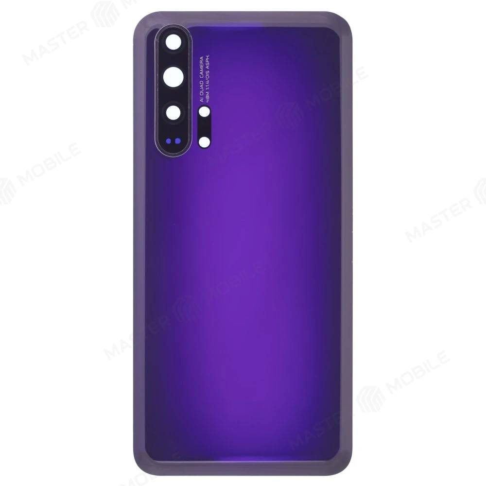 Задняя крышка для Huawei Honor 20 Pro (YAL-L41) (фиолетовый) (в сборе со стеклом камеры) фото №1