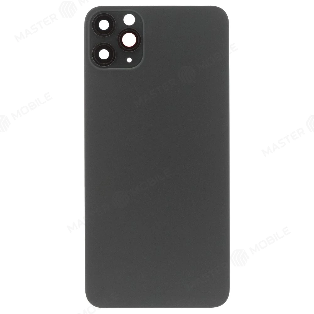 Задняя крышка для Apple iPhone 11 Pro Max (зеленый) (в сборе со стеклом камеры) (Premium) фото №1