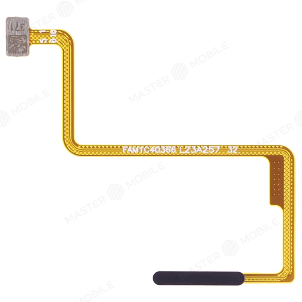 Шлейф для Realme 10 Pro 5G (RMX3661) с комп. + сканер отпечатка пальца (черный)  фото №1