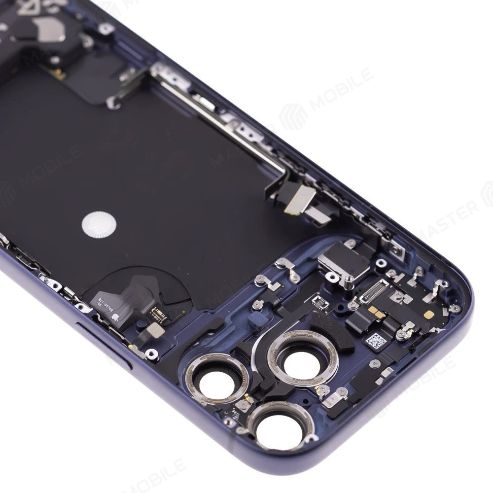 Корпус для Apple iPhone 17 Pro (SIM + eSIM) (синий) (в сборе) (ORIG100) (Снятый) (возможен дефект ЛКП) фото №3