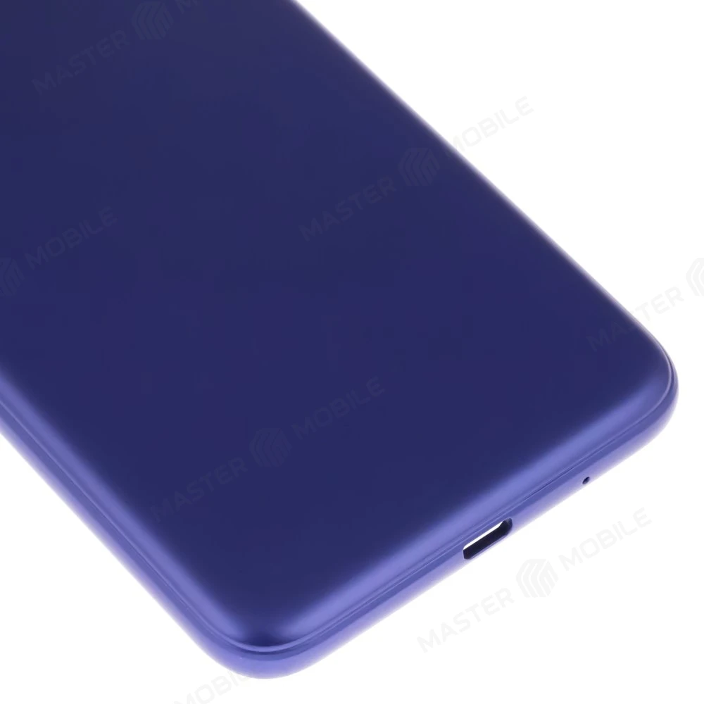 Задняя крышка для Huawei Honor 9S (DUA-LX9) / Y5p (DRA-LX9) (синий) (в сборе со стеклом камеры) фото №4