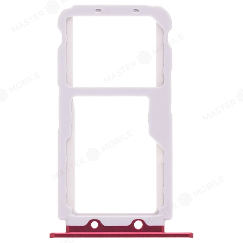 Держатель сим-карты для Huawei Honor View 10 (красный) фото №1