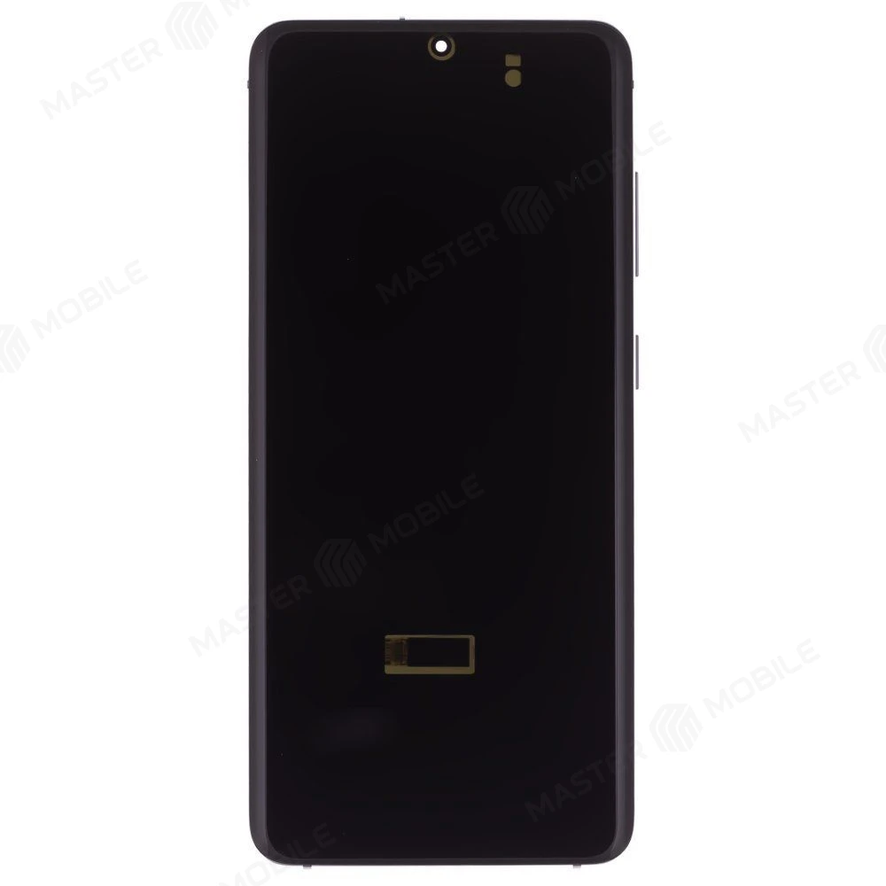 Дисплей для Samsung G980 Galaxy S20 + тачскрин (серебристый) (в рамке) (OLED) (Full Size) фото №1