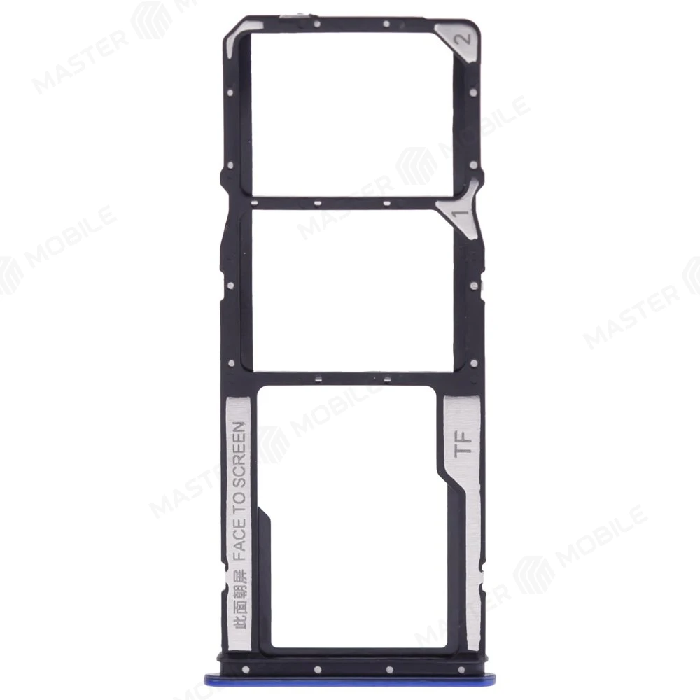 Держатель сим-карты для Xiaomi Poco M4 Pro 4G (2201117PG) (синий) фото №1