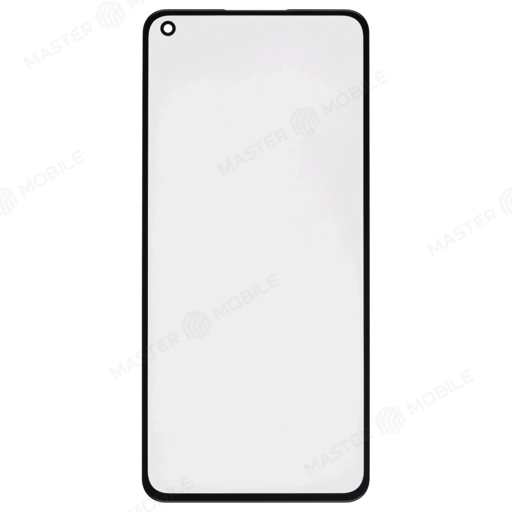 Стекло модуля для Xiaomi Mi 11 Lite (M2101K9AG) + OCA (черный)  фото №1