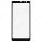 Стекло модуля для Samsung A530 Galaxy A8 (2018) + OCA (черный) (Premium) фото №1