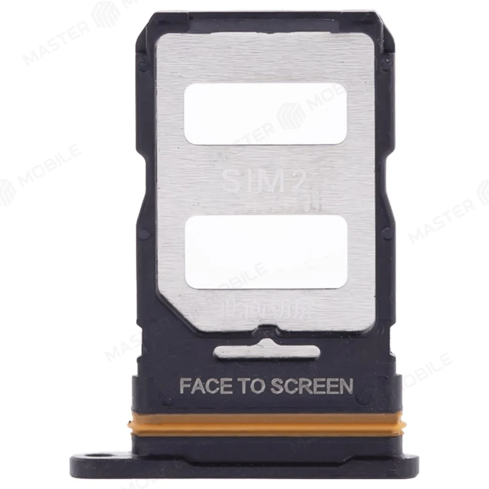 Держатель сим-карты для Xiaomi Poco F4 (22021211RG) (черный) фото №2