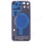 Задняя крышка для Apple iPhone 14 Plus (голубой) (в сборе со стеклом камеры) (Premium) фото №2