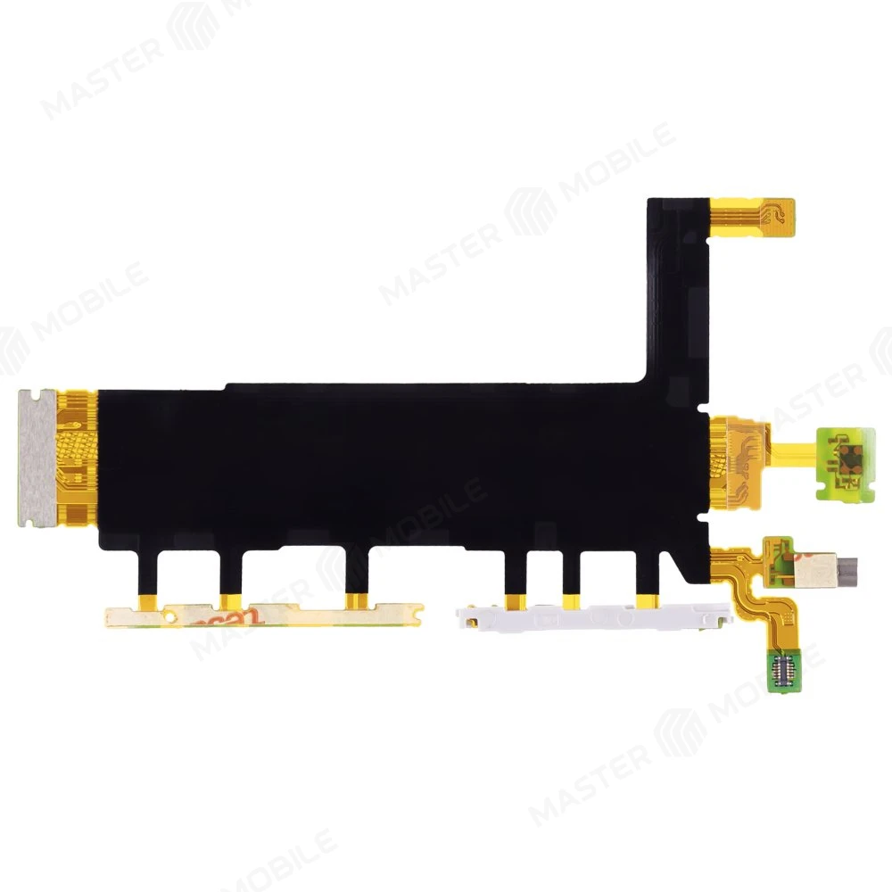 Шлейф для Sony D6633 Xperia Z3 Dual с комп. (на кнопку включения, кнопку камеры и кнопки громкости) + вибро + микрофон  фото №1