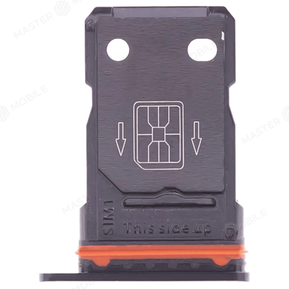 Держатель сим-карты для OnePlus 8 Pro (черный) фото №1