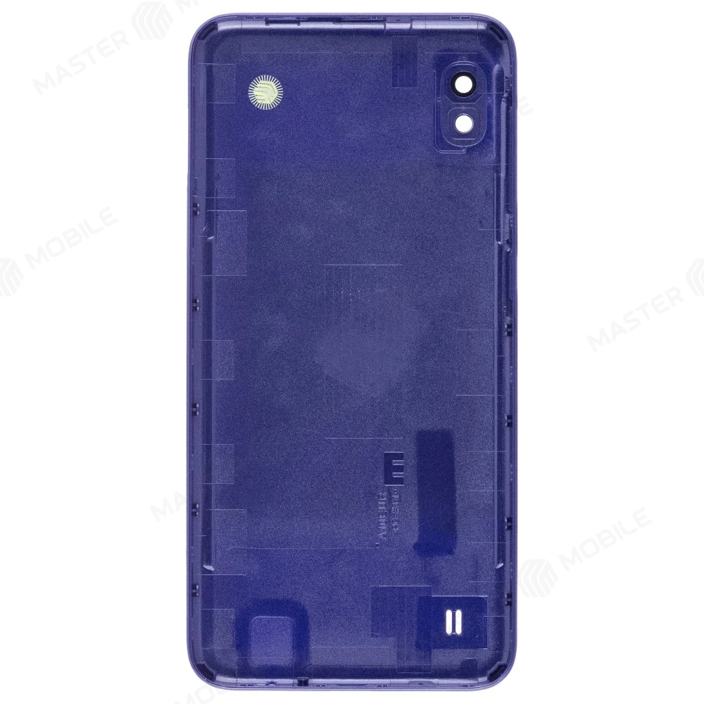 Задняя крышка для Samsung A105 Galaxy A10 (синий) (в сборе со стеклом камеры) фото №2