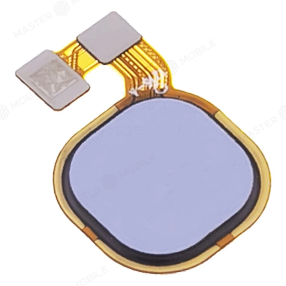 Шлейф для Infinix Hot 12i (X665B) / Hot 12 Play NFC (X6816D) / Hot 20i (X665E) и др. с комп. + сканер отпечатка пальца (голубой)  фото №3