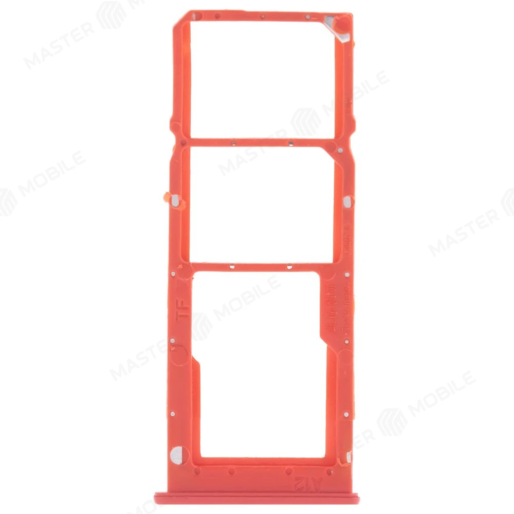 Держатель сим-карты для Samsung A125 Galaxy A12 (красный) фото №1