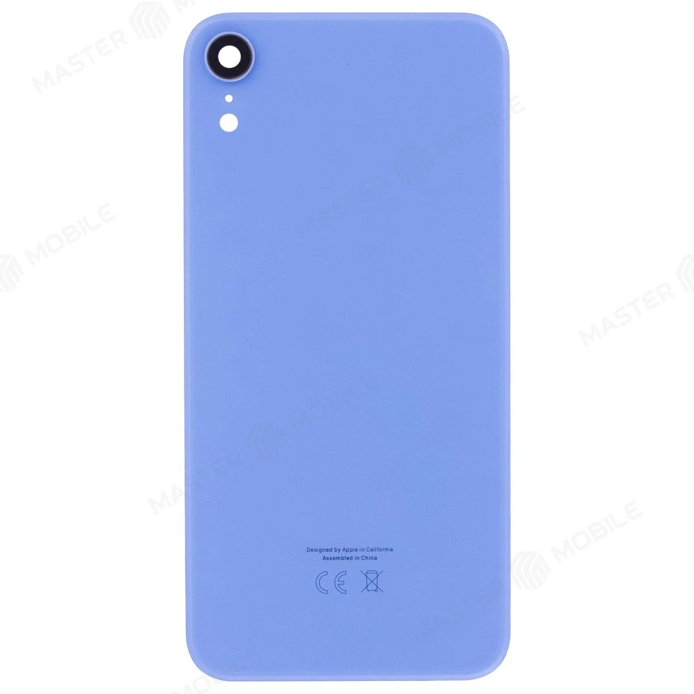 Задняя крышка для Apple iPhone Xr (синий) (в сборе со стеклом камеры) (Premium) фото №1