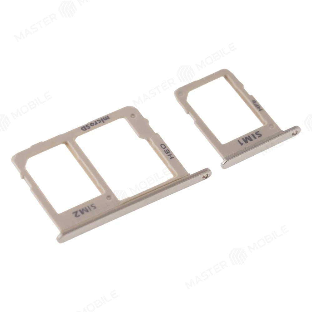 Держатель сим-карты для Samsung J400 Galaxy J4 (2018) (золотистый) фото №3