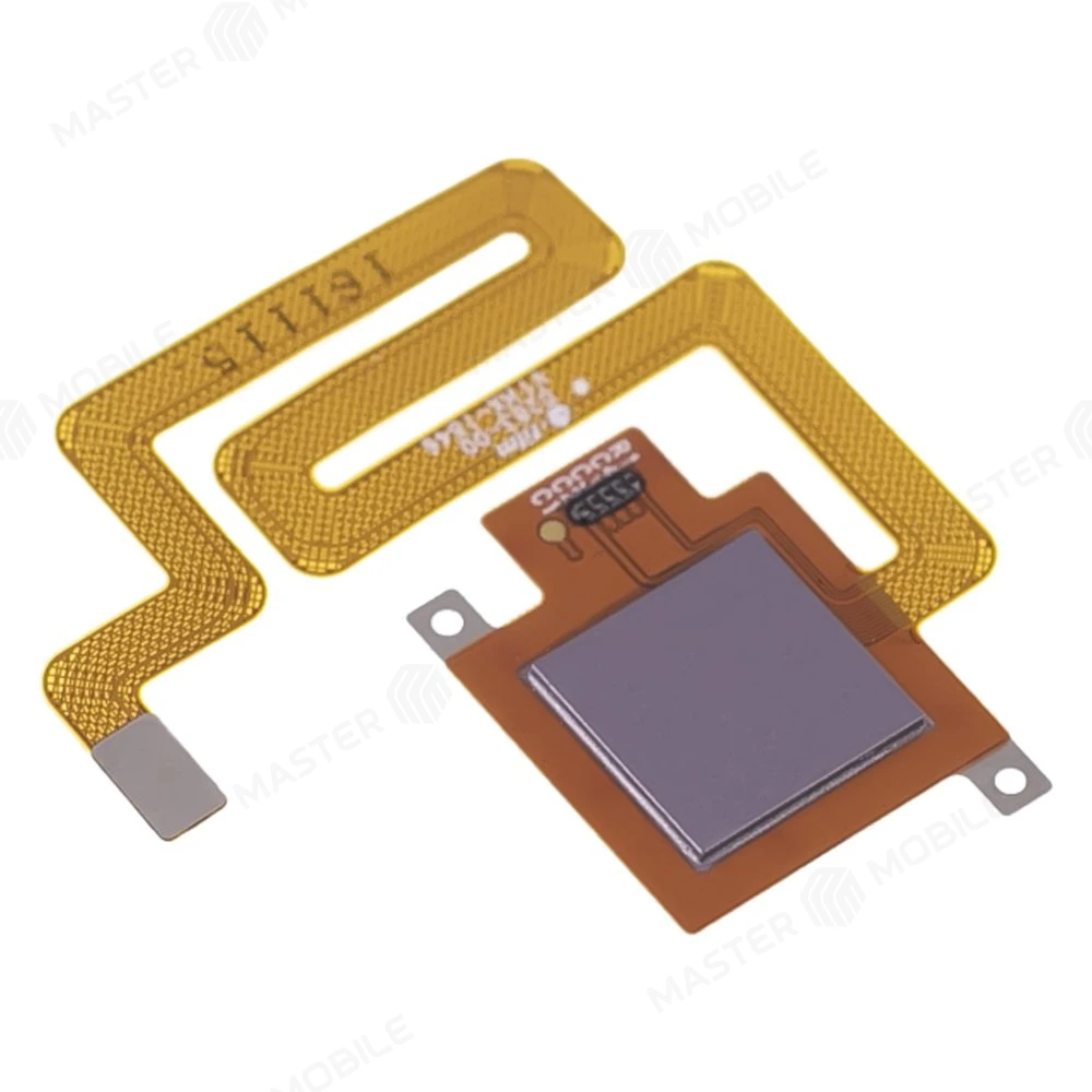 Шлейф для Xiaomi Redmi 4 с комп. + сканер отпечатка пальца (серый)  фото №3