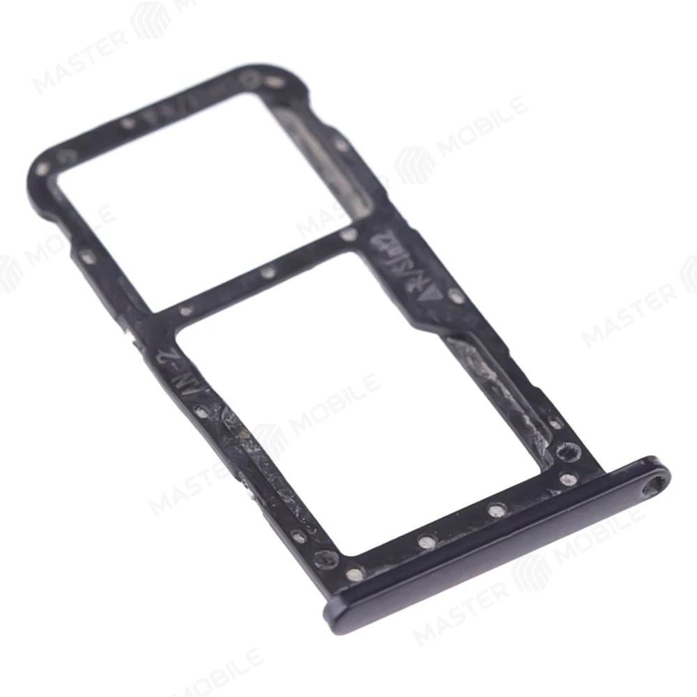 Держатель сим-карты для Huawei P20 Lite (ANE-LX1) / Nova 3E (ANE-AL00) (черный) фото №3