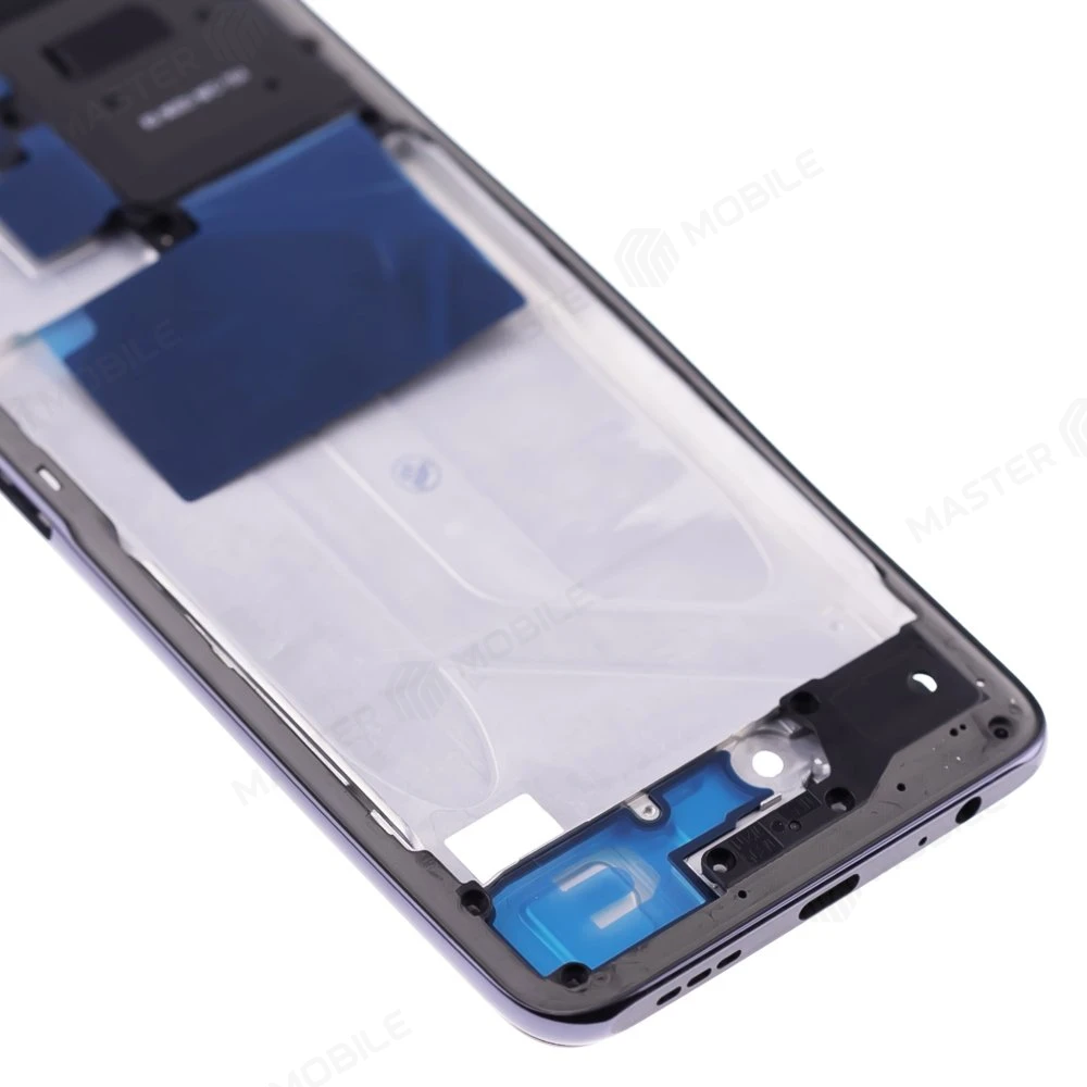 Рамка дисплея для Xiaomi Redmi Note 10 4G (M2101K7AG) / Redmi Note 10S (M2101K7BG) / Poco M5s (2207117BPG) (черный) фото №4