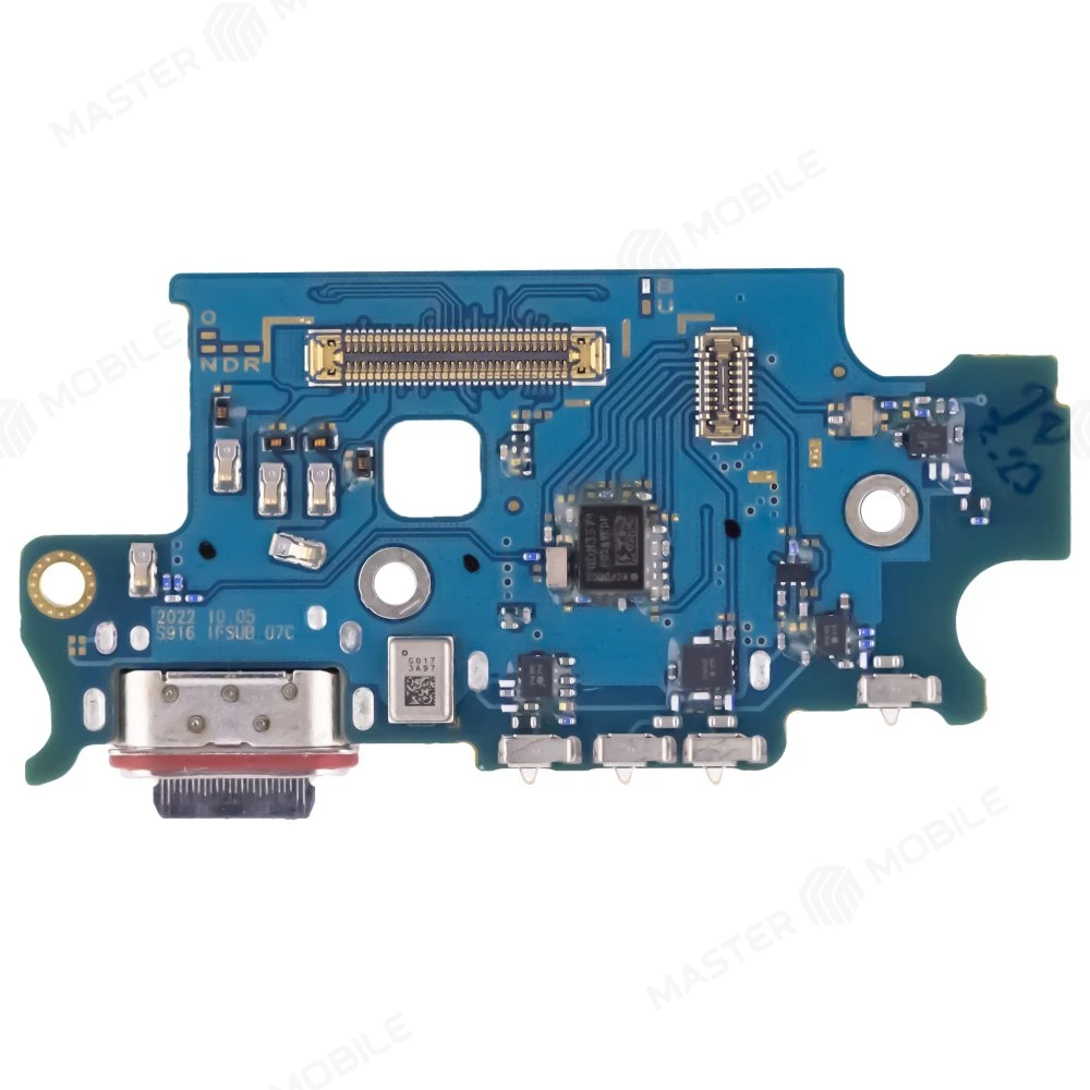 Нижняя плата для Samsung S916 Galaxy S23+ с комп. + разъем зарядки + микрофон (ORIG100) фото №1