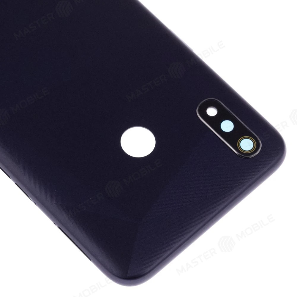 Задняя крышка для Realme 3 (RMX1821) (черный) (в сборе со стеклом камеры) фото №3