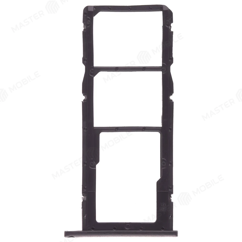 Держатель сим-карты для Huawei Y6 2019 (MRD-LX1F) / Y6s (JAT-LX1) (черный) фото №2