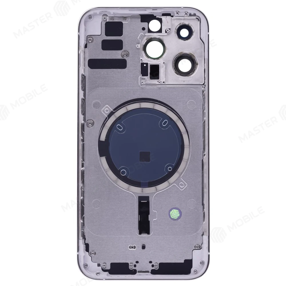 Корпус для Apple iPhone 14 Pro Max (серебристый) (Premium) фото №2