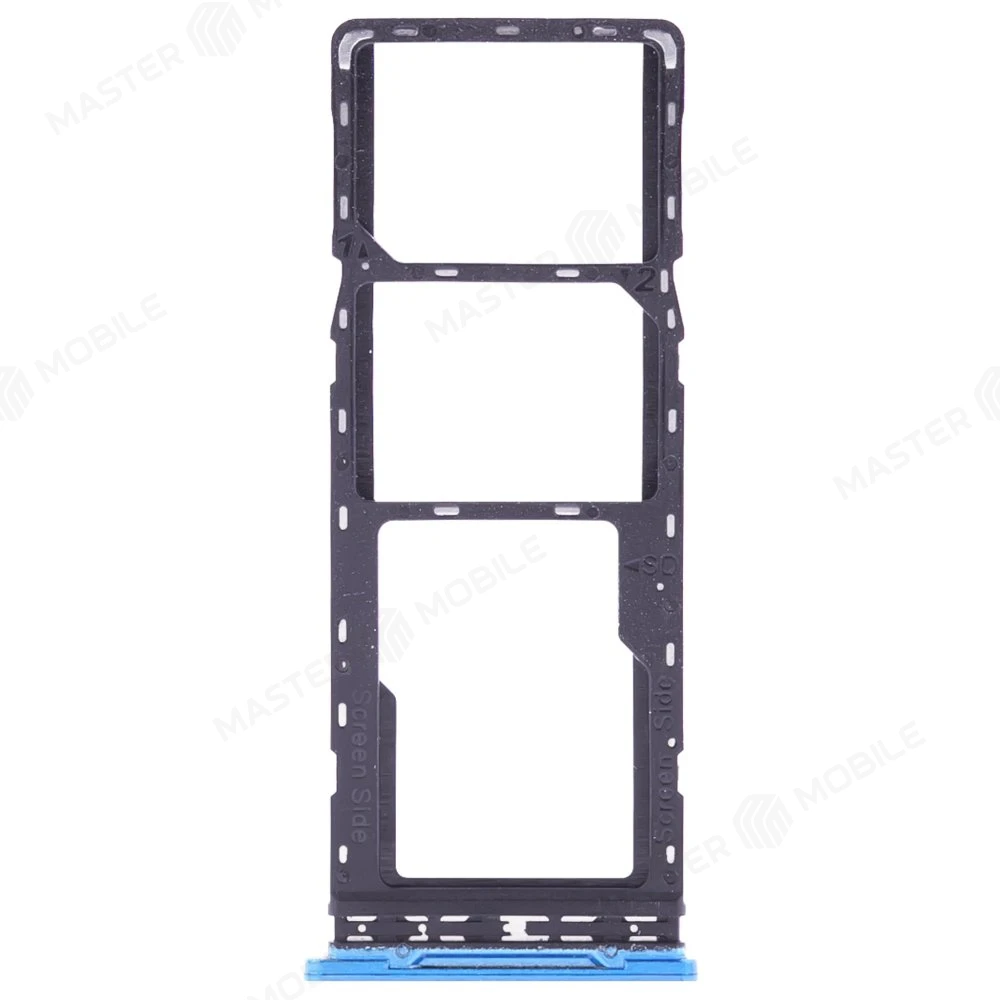 Держатель сим-карты для Infinix Hot 10S (X689D) (синий) фото №1