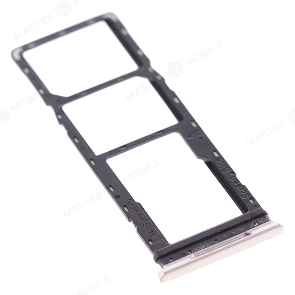 Держатель сим-карты для Infinix Hot 12i (X665B) (золотистый) фото №3