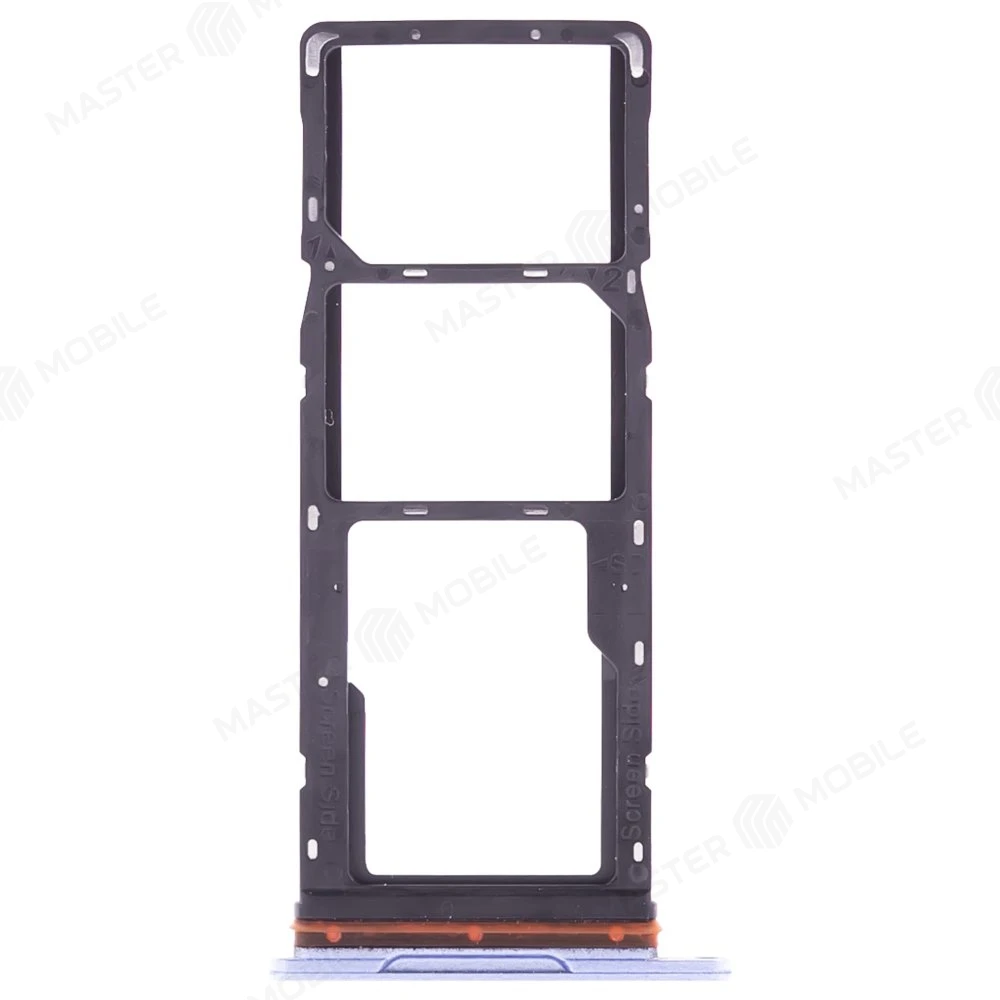 Держатель сим-карты для Tecno Pop 6 Pro (BE8) (голубой) фото №1