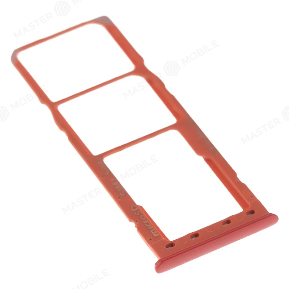 Держатель сим-карты для Samsung A105 Galaxy A10 / A205 Galaxy A20 / A305 Galaxy A30 / A505 Galaxy A50 / A705 Galaxy A70 (красный) фото №3