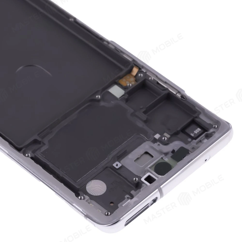 Дисплей для Samsung G780 Galaxy S20 FE + тачскрин (серебристый) (в рамке) (ORIG100) (возможен дефект ЛКП) фото №3