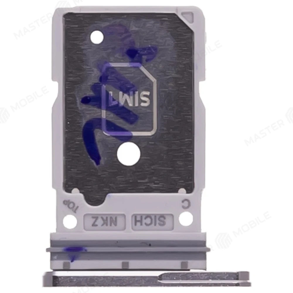 Держатель сим-карты для Samsung S938 Galaxy S25 Ultra (серебристый) фото №1