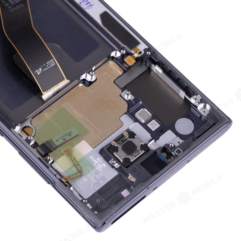 Дисплей для Samsung N975 Galaxy Note 10+ / N976 Galaxy Note 10+ 5G + тачскрин (черный) (в рамке) (ORIG100) (возможен дефект ЛКП) фото №3