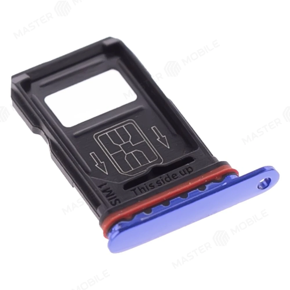 Держатель сим-карты для OnePlus 7 Pro (синий) фото №3