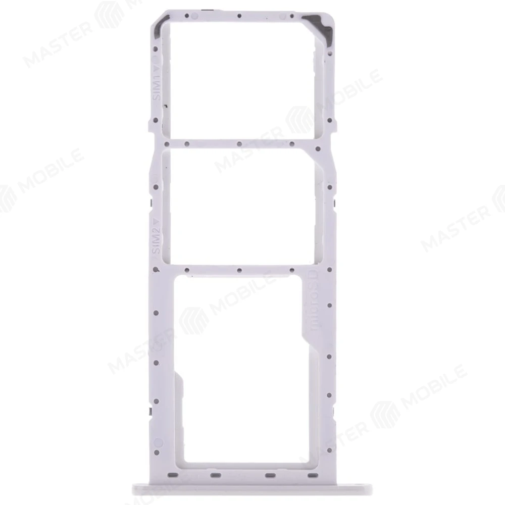Держатель сим-карты для Samsung A115 Galaxy A11 (белый) фото №1