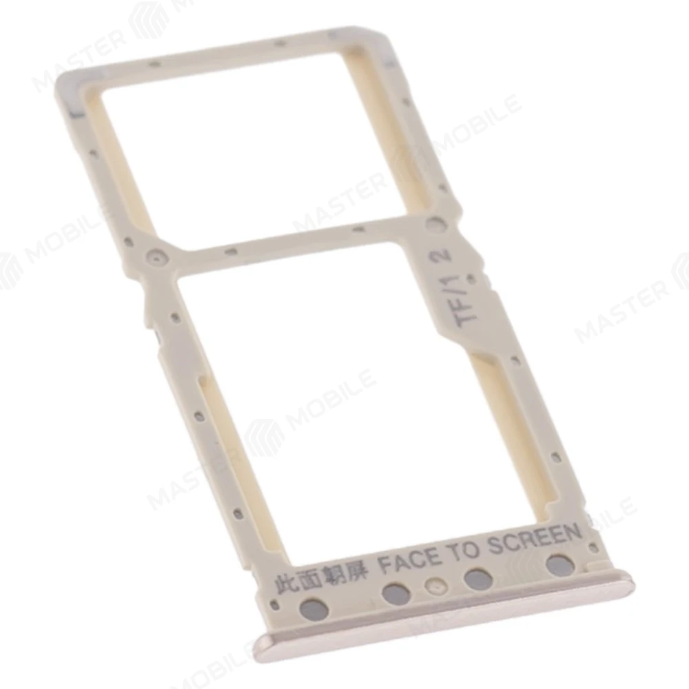 Держатель сим-карты для Xiaomi Redmi 6 (M1804C3DG) / Redmi 6A (M1804C3CG) (золотистый)  фото №3