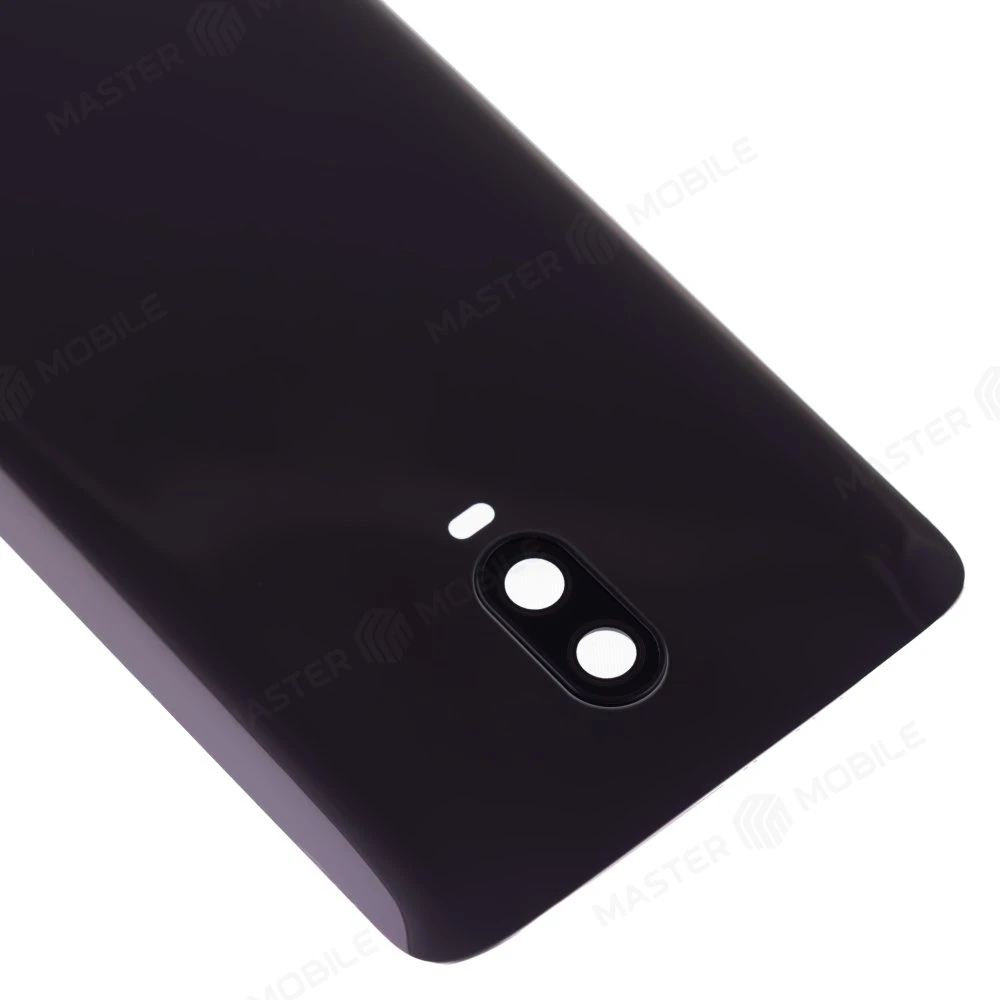 Задняя крышка для OnePlus 6T (черный глянец) (в сборе со стеклом камеры) фото №3