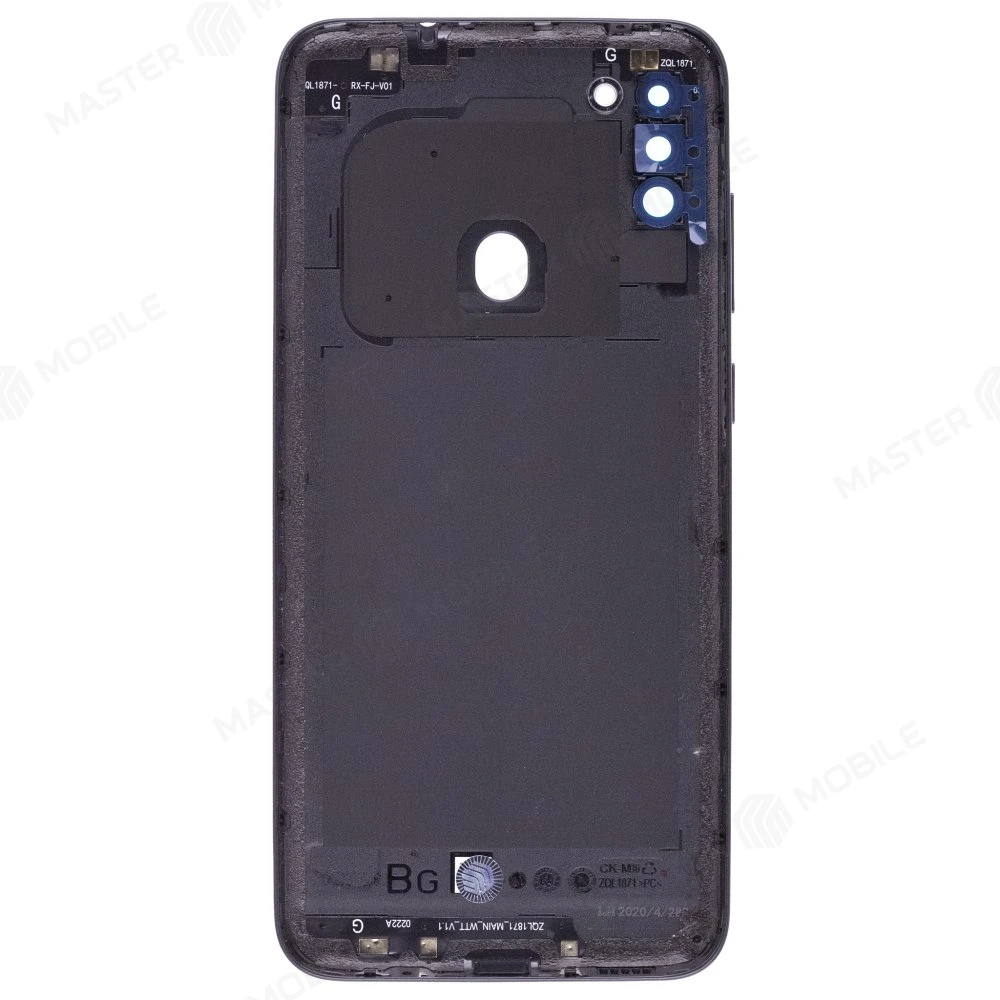 Задняя крышка для Samsung A115 Galaxy A11 (черный) (в сборе со стеклом камеры) фото №2