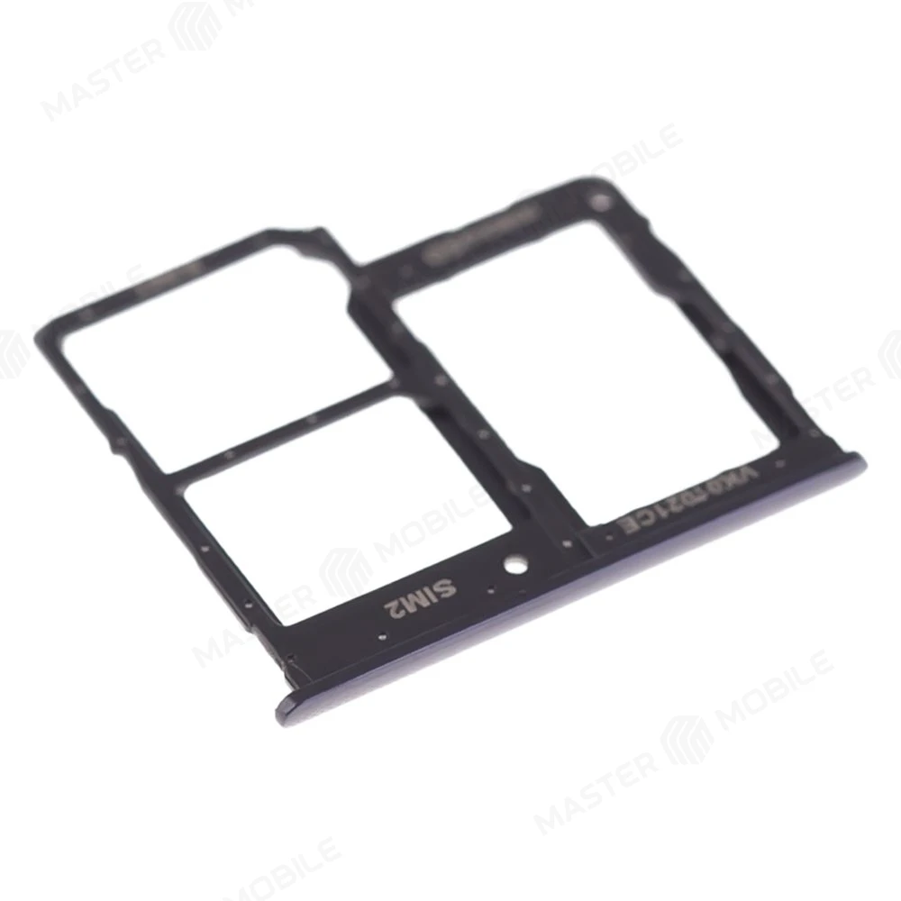 Держатель сим-карты для Samsung A202 Galaxy A20e (черный) фото №3