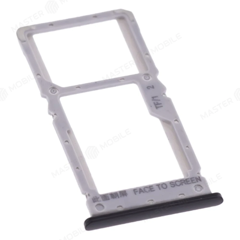 Держатель сим-карты для Xiaomi Redmi Note 6 Pro (M1806E7TG) (черный)  фото №3