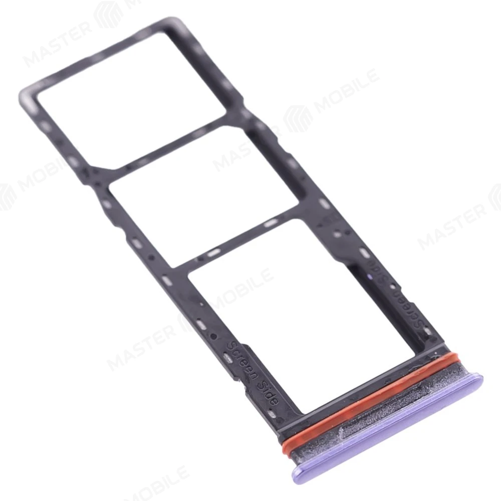 Держатель сим-карты для Tecno Camon 18 (CH6N) (фиолетовый) фото №3