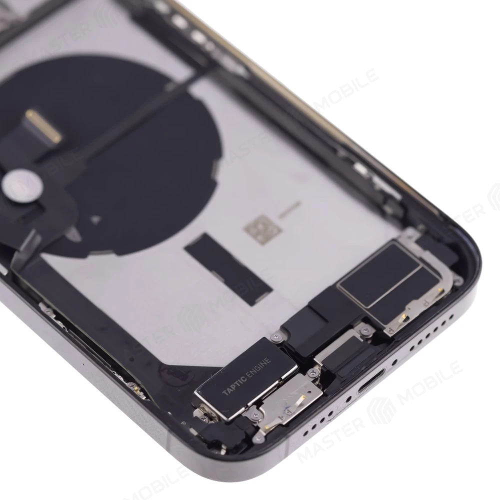 Корпус для Apple iPhone 14 Pro Max (черный) (в сборе) (с разбора) (ORIG100) (возможен дефект ЛКП) фото №4