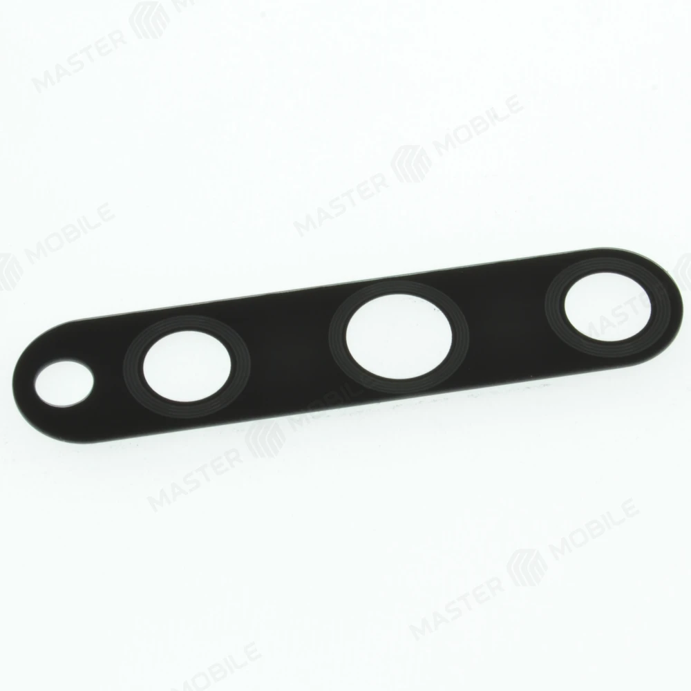 Стекло задней камеры для Huawei Y8p (AQM-LX1) (без рамки) (черный) фото №1