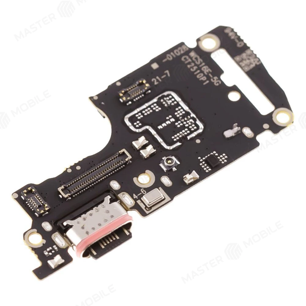 Нижняя плата для Vivo V27e (V2237) с комп. + разъем зарядки + микрофон  фото №3