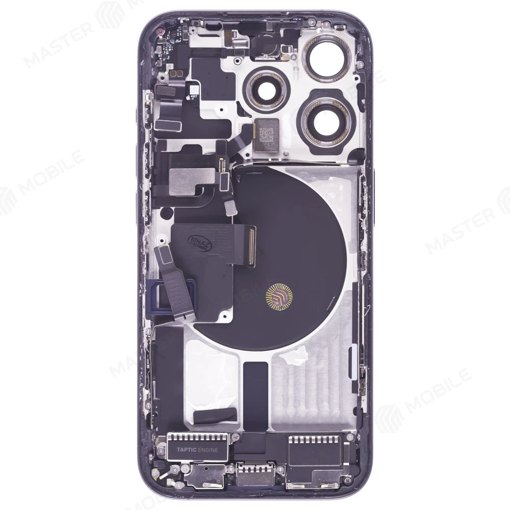 Корпус для Apple iPhone 15 Pro (синий) (в сборе) (с разбора) (ORIG100) (возможен дефект ЛКП) фото №2