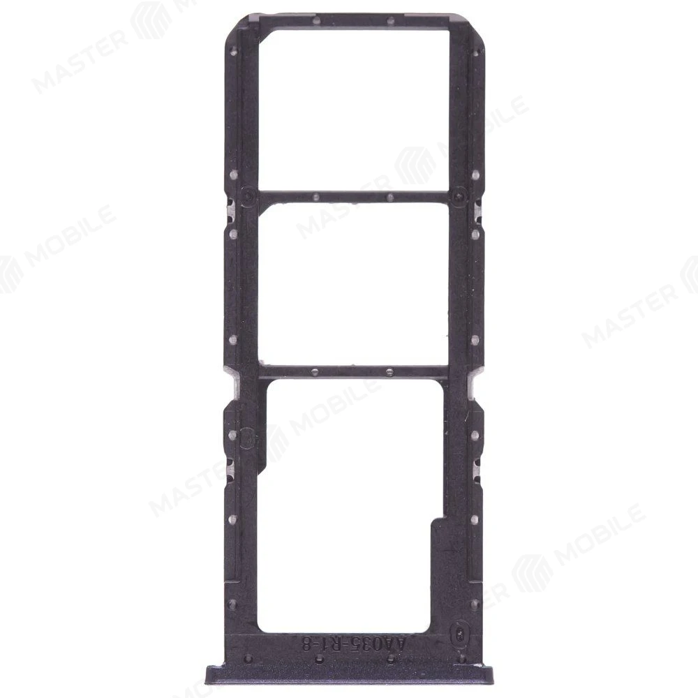 Держатель сим-карты для OPPO A16 (CPH2269) (черный) фото №2