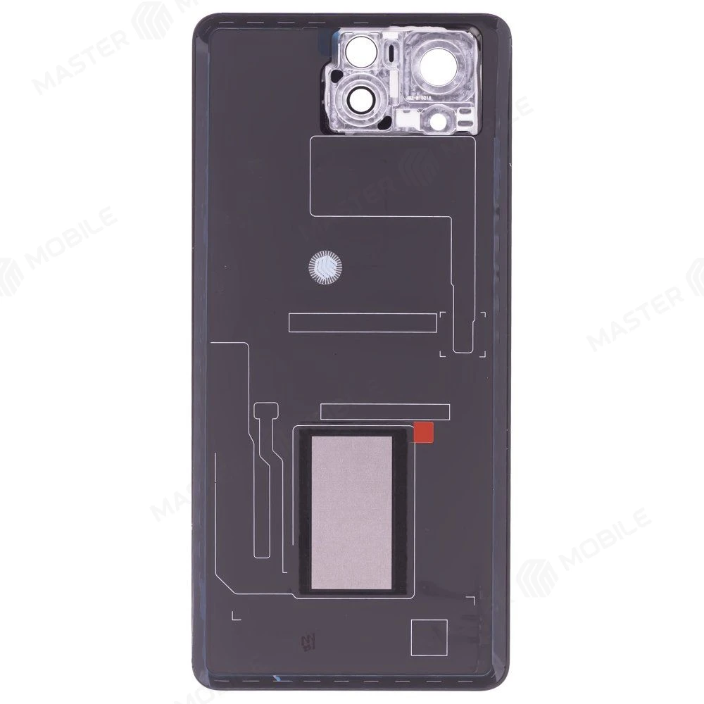 Задняя крышка для Asus ROG Phone 8 Pro (AI2401) (черный) (в сборе со стеклом камеры) (ORIG100) фото №2