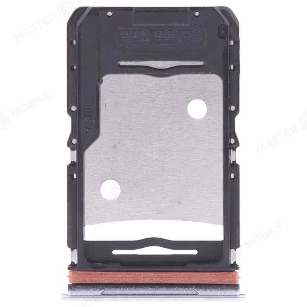 Держатель сим-карты для Infinix Note 12 2023 (X676C) / Note 12 Pro (X676B) (серебристый) фото №2