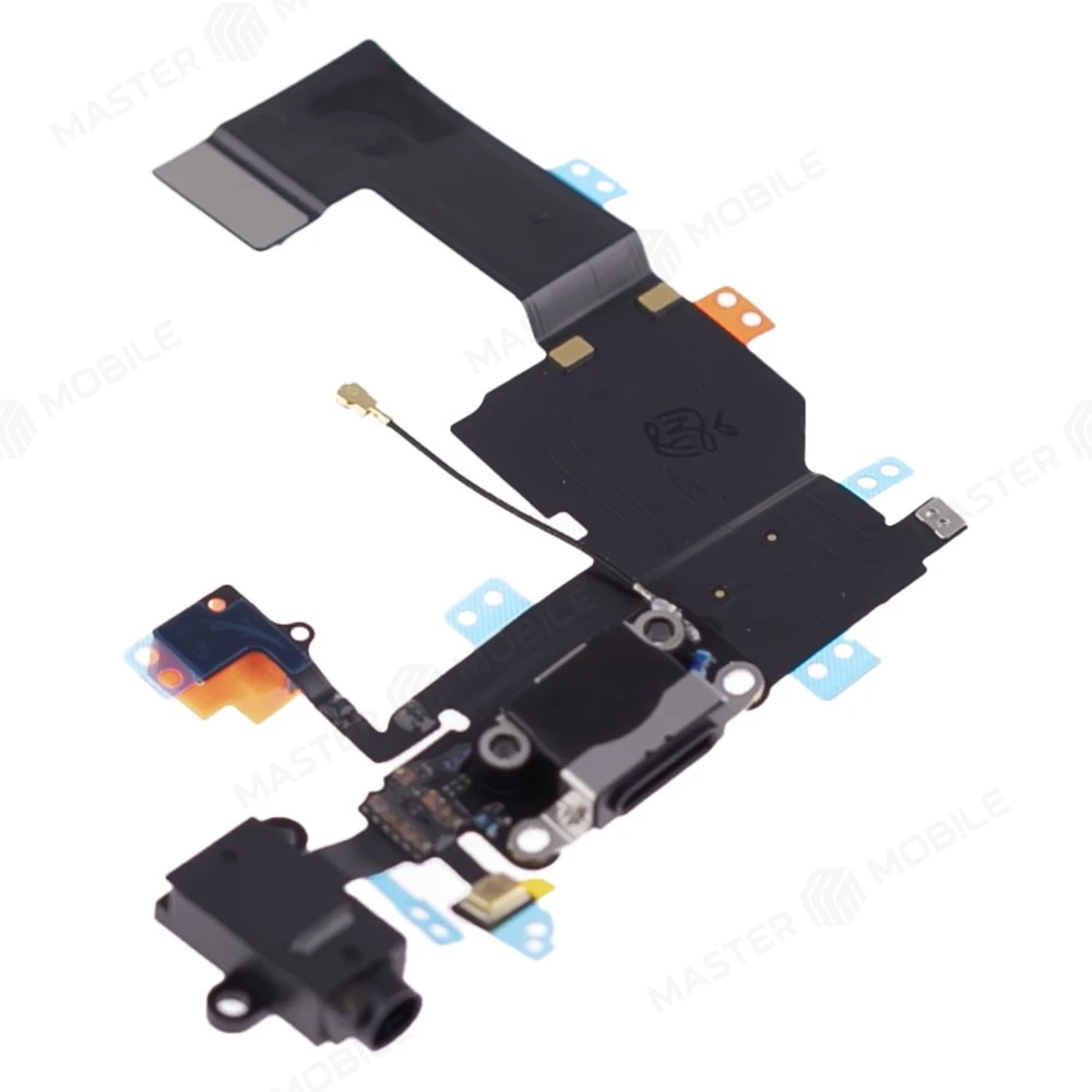 Шлейф для Apple iPhone 5c с комп. + разъем зарядки + разъем гарнитуры + микрофон  фото №3